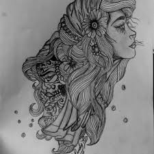 Gypsy Inspired Tattoo Shared By Cinderella Chikwiriro Traditional tattoo portrait traditional gypsy tattoos traditional tattoo woman traditional tattoo flash traditional tattoo painting tattoo uk arm. gypsy inspired tattoo shared by