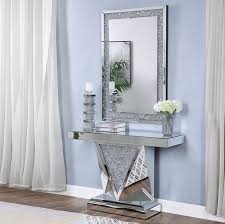 Acme corporation noralie iv tc mirrored, faux diamonds & clear glass dining table #20202 cultivate a contemporary. 84900 Noralie Coffee Table Set Acme Free Delivery