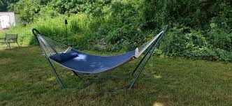 Warm oil rubbed bronze finish enhances the piece, giving your backyard standout style. Sunnydaze Hammock Stand Steel With Black Finish Heavy Duty Universal Multi Use 1 Steel Stand City Market
