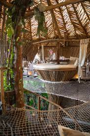 Kin Toh Restaurant A Tree House Above The Jungle In Tulum Annie Fairfax Beautiful Tree Houses Luxury Tree Houses Cool Tree Houses