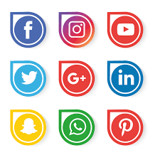 Social Media Icons Set Vector Social Icons Icons Icons Media Icons Png And Vector With Transparent Background For Free Download Social Media Icons Twitter Logo Social Media Logos