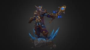 Dark Elf Frost Mage By Liemnguyenart Night Elf Dark Elf Mage Transmog