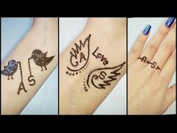 Unique bridal mehndi designs with the name you must check out here. Bestpixtajpya4p Tattoos Cute S Alphabet Mehndi Design 308457