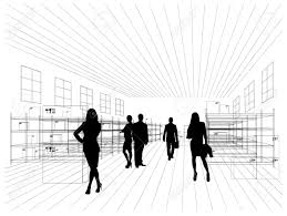 And various other units details also included in the drawing. Silhouettes Of Business People In The Drawing Warehouse Stock Photo Picture And Royalty Free Image Image 45623884