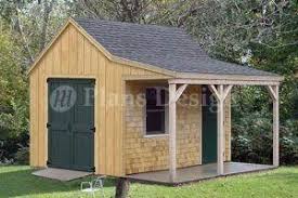 12 X 12 Cottage Shed With Porch Project Plans Design 81212 Shed With Porch Shed Blueprints Shed Design