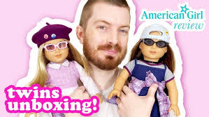Unboxing NEW American Girl Doll Twins Nicki and Isabel Hoffman +  Accessories