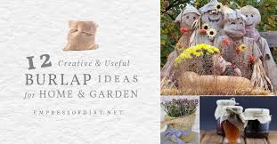 These cookies will be stored in your browser only. 12 Ways To Use Burlap In The Garden Craft Decor Ideas