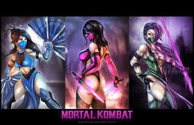 Top 10 sexiest mortal kombat girls. Artstation Mortal Kombat Poster Ninja Females Robbie Reilly