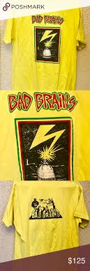 Genuine Vintage Bad Brains Dc Punk Shirt In 2020 Punk Shirt Bad Brain Band Tshirts