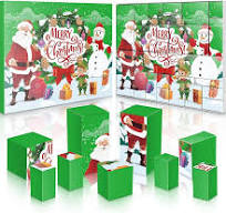Amazon.com: 2025 Empty Christmas Advent Calendar Box Set DIY ...