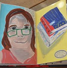 the portraits of myself and Mary Ann were highly entertaining to do and  still make me laugh out loud