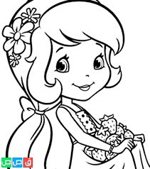 رسومات للتلوين للبنات أكثر من مائة صورة جاهزة للطباعة قصص اطفال strawberry shortcake coloring pages coloring books free coloring pages