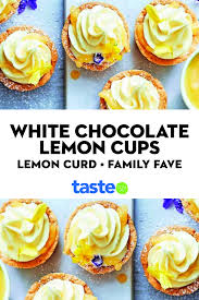 White Chocolate Lemon Mousse Cups In 2020 Sweet Cooking Sweet Tarts Christmas Food Dinner