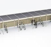 屋根一体型】太陽光発電が可能な駐輪場屋根「ソーラーサイクル ...