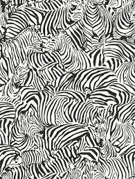Mix And Chic Zebra Wallpaper Pattern Design Inspiration Prints