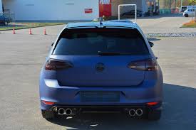 Vw golf vii r compilation 3: Vollfolierung Vw Golf 7 R Mit Avery Matte Metallic Night Blue Dfc Folienwerk
