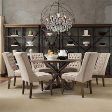 The knox 60 round dining table is a unique one of a kind dining table perfect for any occasion. 60 Inch Round Dining Table Set You Ll Love In 2021 Visualhunt