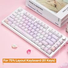 Epomaker Peach Sunset Keycaps Set 133 Keys Pbt Side-printed Five-side Dye  Sublimation Oem Profile Keycaps Set - Mice & Keyboards Accessories -  AliExpress