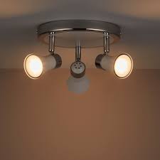 Aphroditus White 3 Lamp Spotlight B Q For All Your Home And Garden Supplies And Advice On All The Latest Diy Trends Lamp Metal Shades White Spotlights
