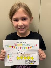 Lucy is HALF WAY through her book challenge! Way to go hitting that 20 book  mark Lucy!!