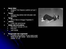Teknik yang ditunjukkan dalam video ini ialah asas bagi tekan tubi. Buku Panduan Standard Kecergasan Fizikal Kebangsaan Segak Sekolah