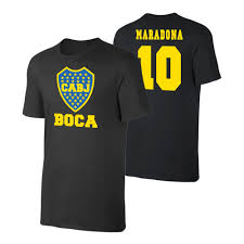 Shop for official boca juniors jerseys, hoodies and boca juniors apparel at fansedge. Boca Juniors Emblem T Shirt Maradona Black