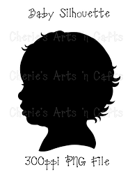 Instant Download Baby Silhouette Png Graphics Digital Etsy Baby Silhouette Book Silhouette Silhouette Png