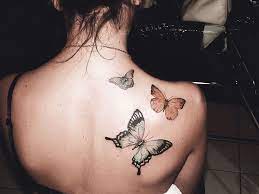 Http Tattoomagz Com Butterflies Tattoos On Shoulder Yellow And Black Butterfly Butterfly Tattoo On Shoulder Butterfly Tattoos For Women Butterfly Back Tattoo