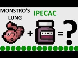 In the past it was used to partially empty a person's stomach after a poison. The Binding Of Isaac Rebirth Monstro S Lung Ipecac Sick Combos Ep 33 Youtube