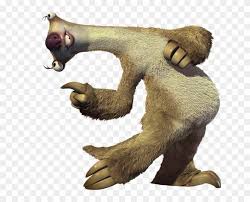 Falls from a great height in the ice age world to the dino world, after being trapped in a bubble. Ice Age 3 Sid Ice Age Png Transparent Png 644x600 5750775 Pngfind