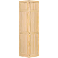 Interior doors come in louvre, french, moulded (panel) and flush styles with either solid or hollow cores. Kimberly Bay Closet Door Bi Fold Traditional Six Panel Solid Core Unfinished 96 In X 24 In In The Closet Doors Department At Lowes Com