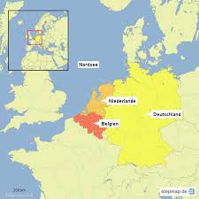 Mehr grenzen hat keine anderes land auf dem kontinent. Nachbarlander Niederlande Von Smf Landkarte Fur Deutschland