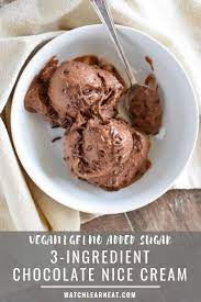 3 Ingredient Chocolate Nice Cream Nice Cream Recipe Banana Nice Cream Recipes Nice Cream