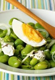 Salade De Feves Recette De Salade De Feves Feves Recette De Feves Fraiches Ou Surgelees Recette Feves Recette Feves Fraiches Salade De Feves