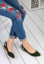 Vitale Suet Babet Haki Yesil Babetler Stiletto Butik