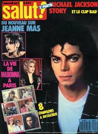 MAGAZINE SALUT 1986 Madonna Germaine Jackson Telephone Aubert Stephan  Eicher EUR 13,00