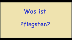 Im mai 2021 steht pfingsten an. Was Ist Pfingsten Youtube