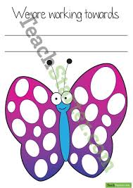 colour in butterfly reward chart chart butterfly life