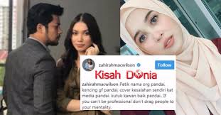 Sarat hamil dengan usia kandungan mencecah enam bulan, pelakon zahirah macwilson sentiasa menjadi tumpuan peminatnya. Petik Nama Orang Pandai Kencing Girlfriend Pandai Zahirah Berang Dedah Bukti Mesej Perbualan Dengan Kamal Adli Kisah Dunia