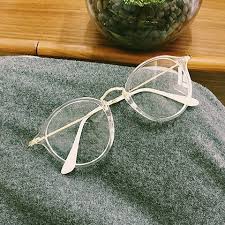 Kawaii Circle Glasses Eyewear Gozluk Aksesuarlar
