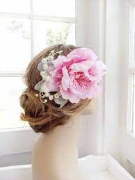 Bridal Headpiece Pink Flower Hair Clip Bridal Hair Accessories Floral Hair Clip Bright Pink Flower For Hair Hot Pink Wedding Headpiece Pink Flower Hair Pink Flower Hair Clip Pink Wedding Headpiece