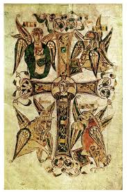 From The Book Of Kells The Four Gospels Celtic Art Medieval Art Book Of Kells