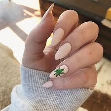 Printed on a thick, durable vinyl with a matte finish. Weed Nail Art Ideas Popsugar Beauty