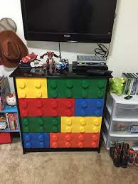 Lego duplo town modular playhouse 10929 dollhouse with furniture and a family, great educational toy for toddlers, new 2020 (129) pieces. Lego Dresser For Grandson Lego Room Lego Bedroom Lego Storage