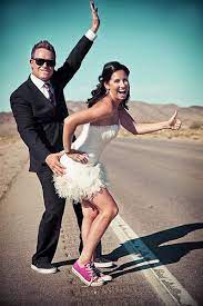 Vegas Or Bust Remastered Vegas Wedding Dress Vegas Wedding Funny Wedding Photos