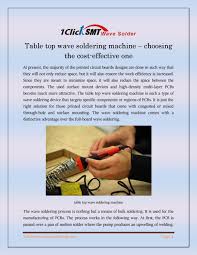 Rosin flux is quite an interesting animal. Table Top Wave Soldering Machine Choosing The Cost Effective One By 1click Smt Wave Soldering Issuu