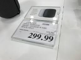 This is a 5.5% discount, but you can save even more. Homepod For 300 At Costco Apple