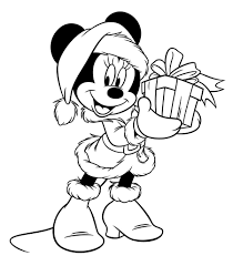 Christmas Coloring Pages Minnie Mouse Mickey Mouse Christmas Disney Christmas Minnie Mouse Pictures
