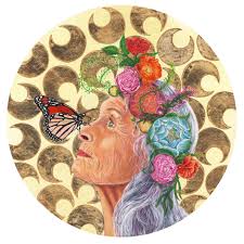 Acrylic and gold leaf paintings by Belen Islas — Belen Islas Studio