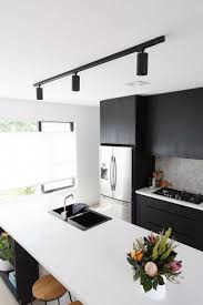 Black Track Light Kitchen Ceiling Luxurykitchendesigns Modern Kitchen Lighting Kitchen Ceiling Lights Kitchen Table Lighting